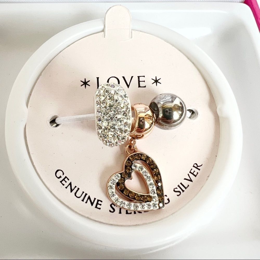 Individuality Beads Love Sterling Silver Charms NEW